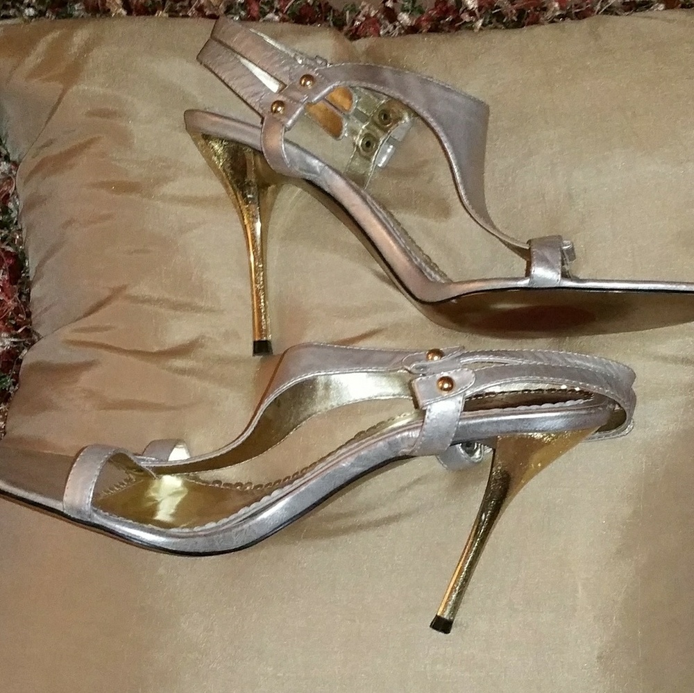 Gold Ladies Sandals